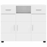 Wooden Sideboard 88.5cm Wide With 3 Doors And 2 Drawers - Vantage Home