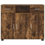Wooden Sideboard 88.5cm Wide With 3 Doors And 2 Drawers - Vantage Home