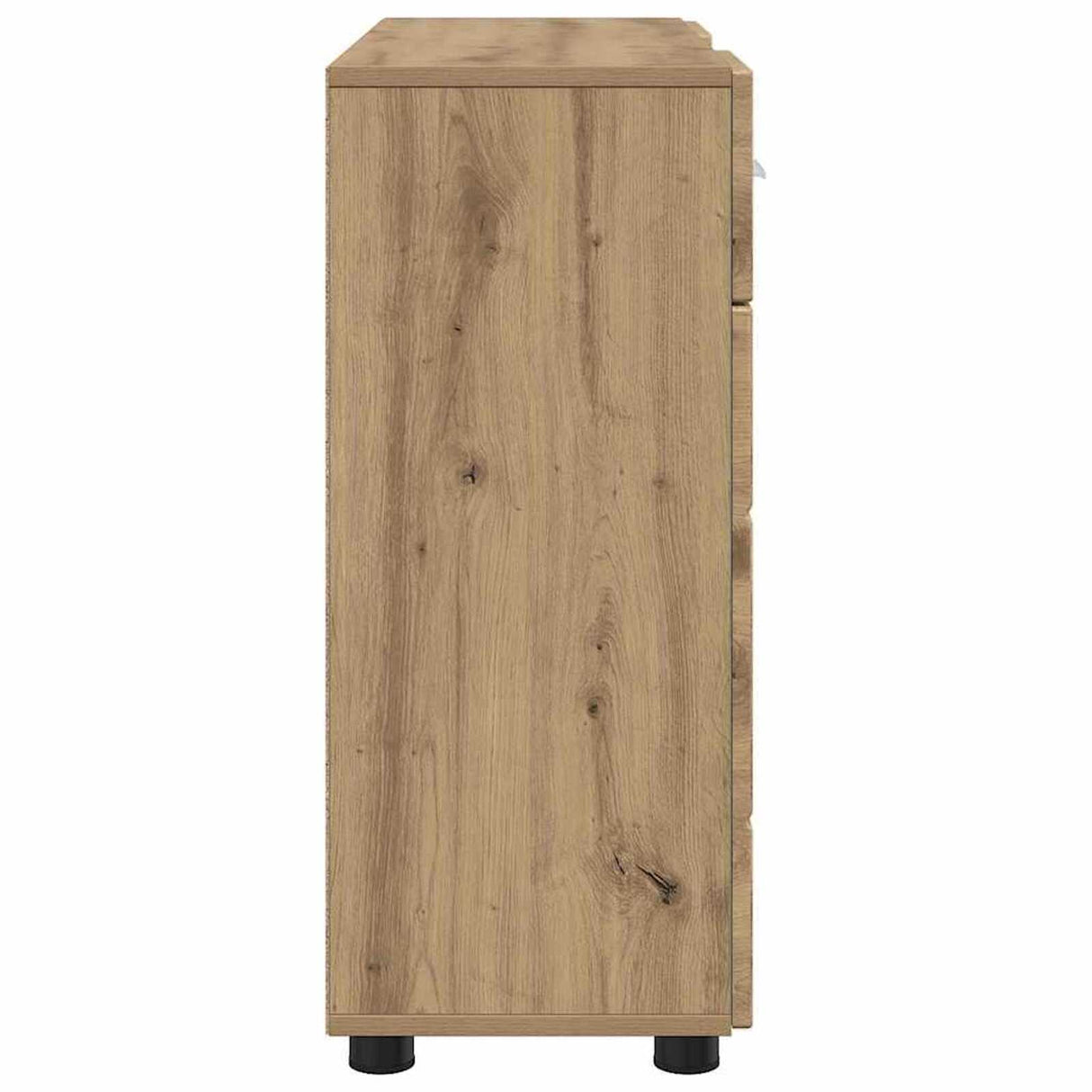 Wooden Sideboard 88.5cm Wide With 3 Doors And 2 Drawers - Vantage Home