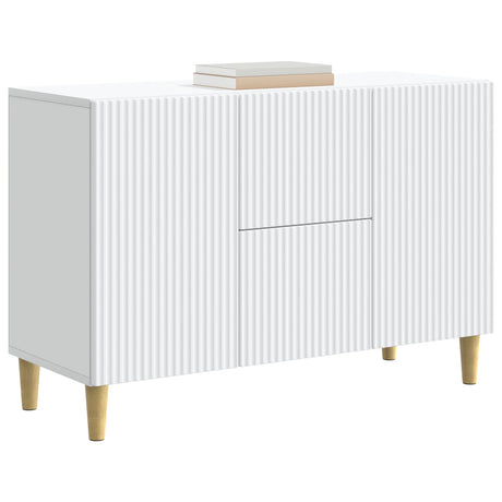 Wooden Sideboard 89cm Wide With 2 Doors And 2 Drawers - Vantage Home