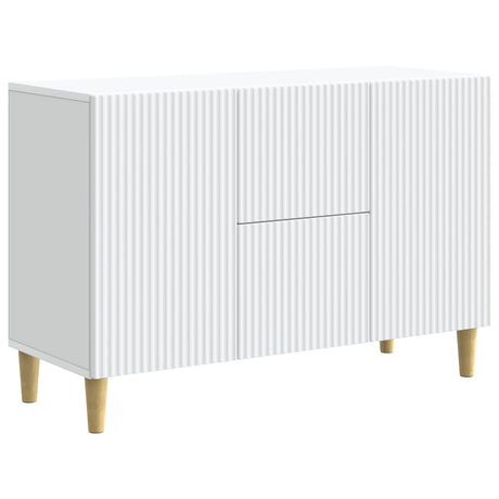 Wooden Sideboard 89cm Wide With 2 Doors And 2 Drawers - Vantage Home