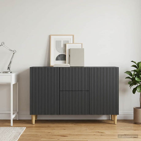 Wooden Sideboard 89cm Wide With 2 Doors And 2 Drawers - Vantage Home