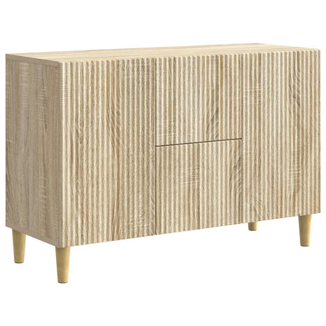 Wooden Sideboard 89cm Wide With 2 Doors And 2 Drawers - Vantage Home