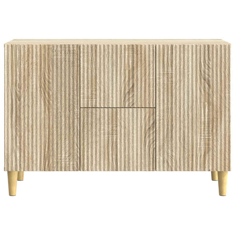 Wooden Sideboard 89cm Wide With 2 Doors And 2 Drawers - Vantage Home