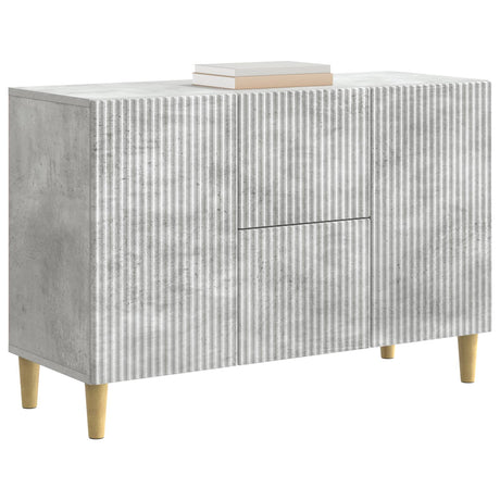 Wooden Sideboard 89cm Wide With 2 Doors And 2 Drawers - Vantage Home