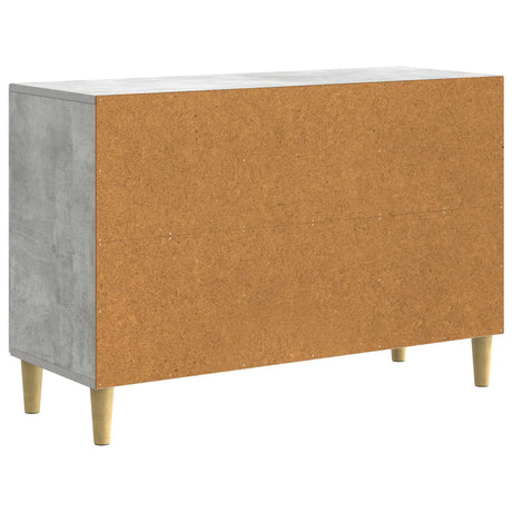 Wooden Sideboard 89cm Wide With 2 Doors And 2 Drawers - Vantage Home