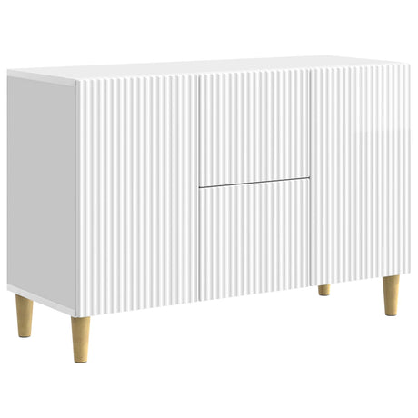 Wooden Sideboard 89cm Wide With 2 Doors And 2 Drawers - Vantage Home