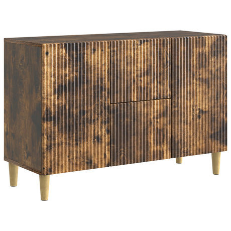 Wooden Sideboard 89cm Wide With 2 Doors And 2 Drawers - Vantage Home