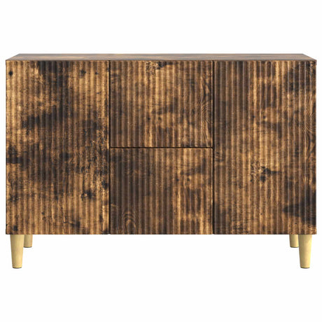 Wooden Sideboard 89cm Wide With 2 Doors And 2 Drawers - Vantage Home