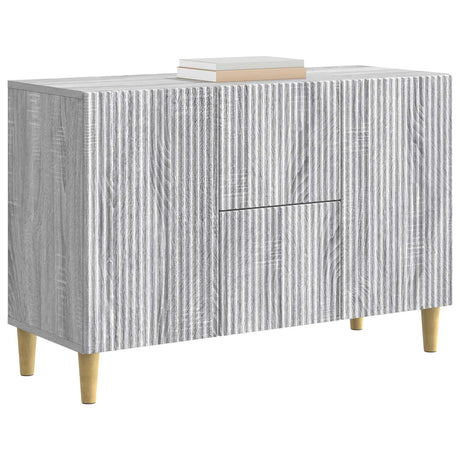 Wooden Sideboard 89cm Wide With 2 Doors And 2 Drawers - Vantage Home