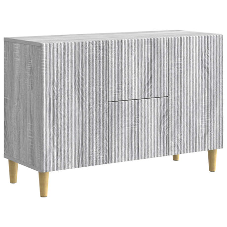 Wooden Sideboard 89cm Wide With 2 Doors And 2 Drawers - Vantage Home