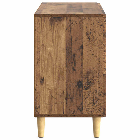 Wooden Sideboard 89cm Wide With 2 Doors And 2 Drawers - Vantage Home