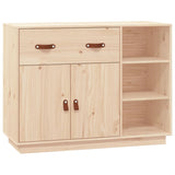 Wooden Sideboard 98.5cm Wide With 2 Doors 1 Drawer - Vantage Home