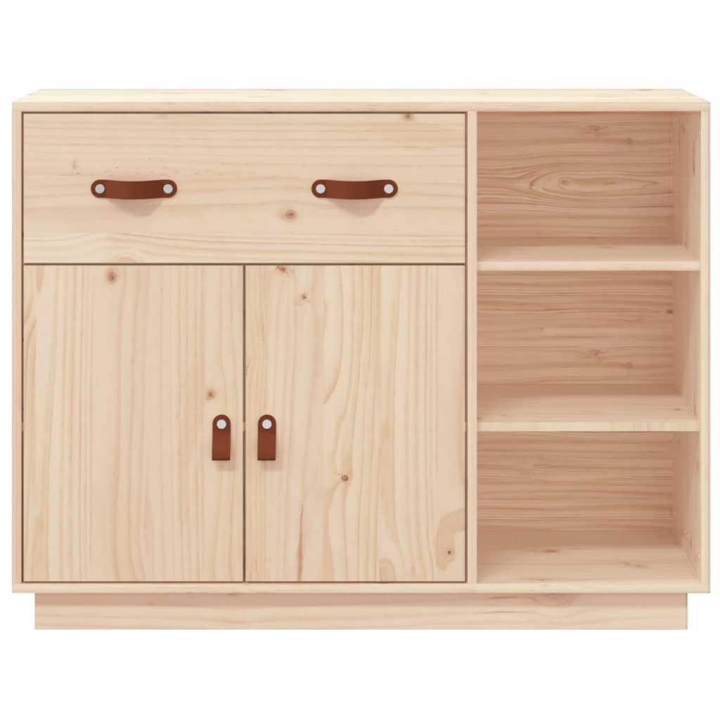 Wooden Sideboard 98.5cm Wide With 2 Doors 1 Drawer - Vantage Home