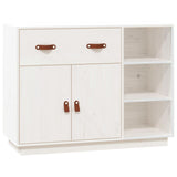 Wooden Sideboard 98.5cm Wide With 2 Doors 1 Drawer - Vantage Home