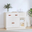 Wooden Sideboard 98.5cm Wide With 2 Doors 1 Drawer - Vantage Home