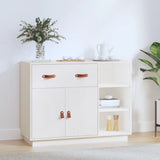 Wooden Sideboard 98.5cm Wide With 2 Doors 1 Drawer - Vantage Home