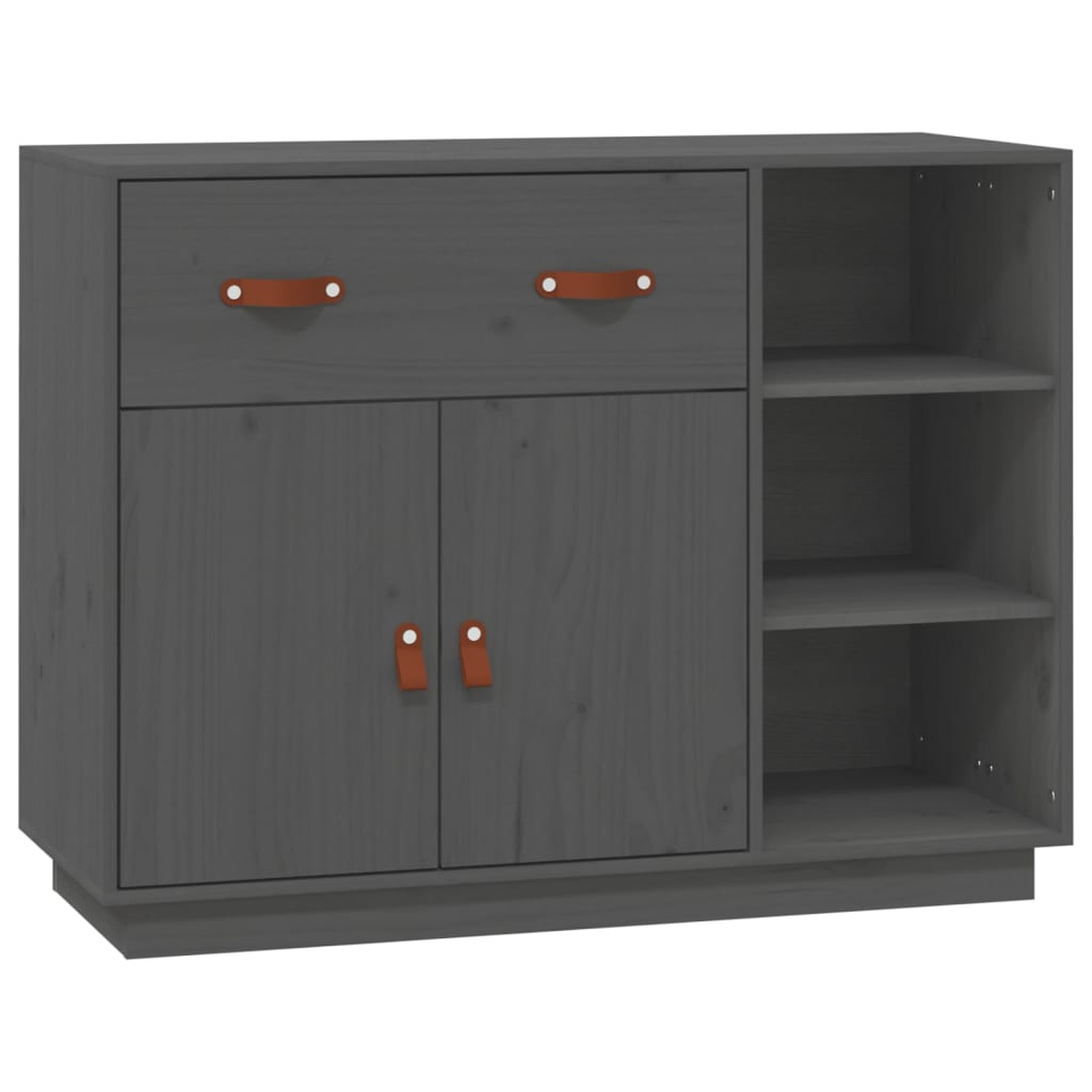 Wooden Sideboard 98.5cm Wide With 2 Doors 1 Drawer - Vantage Home