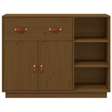 Wooden Sideboard 98.5cm Wide With 2 Doors 1 Drawer - Vantage Home