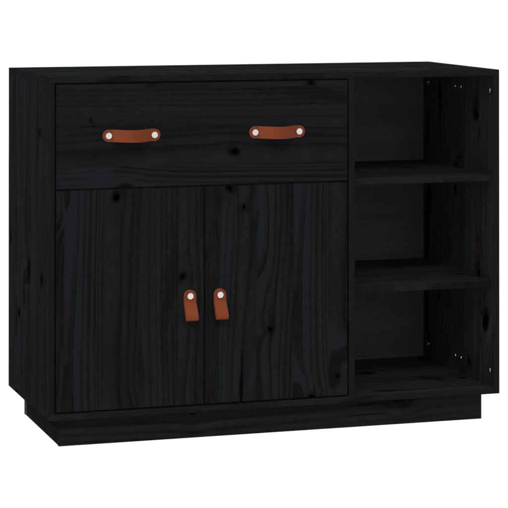 Wooden Sideboard 98.5cm Wide With 2 Doors 1 Drawer - Vantage Home
