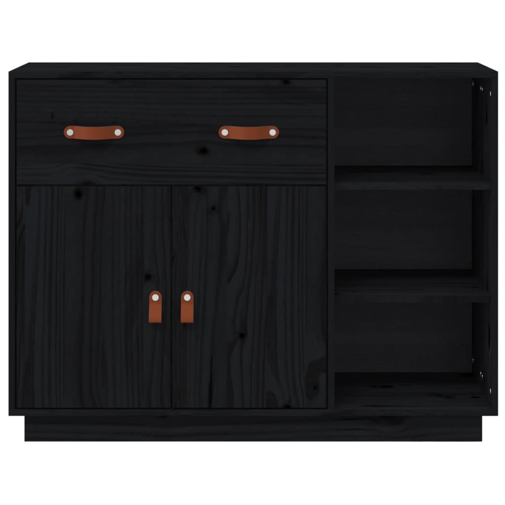 Wooden Sideboard 98.5cm Wide With 2 Doors 1 Drawer - Vantage Home