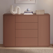 Wooden Sideboard Wide With 2 Push-to-Open Doors And 4 Drawers - Alice Springs