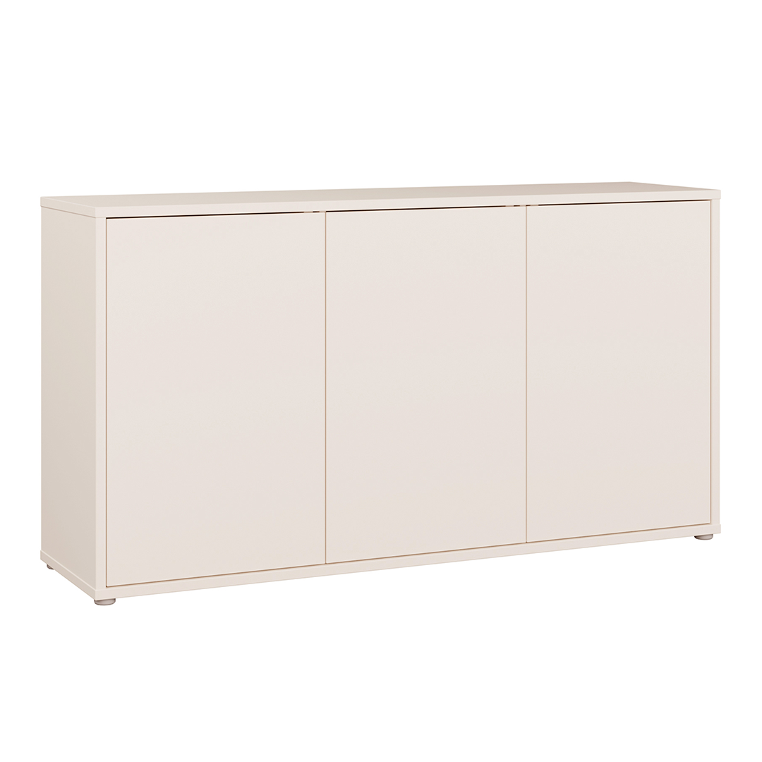 Wooden Sideboard Wide With 3 Push-to-Open Doors - Alice Springs