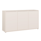 Wooden Sideboard Wide With 3 Push-to-Open Doors - Alice Springs