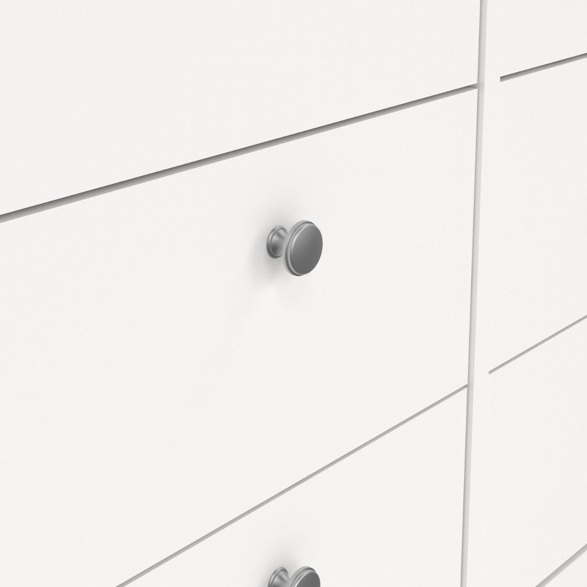 Wooden Sideboard Wide With 8 Drawers Double Dresser - Madrid