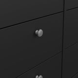 Wooden Sideboard Wide With 8 Drawers Double Dresser - Madrid