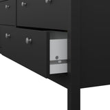 Wooden Sideboard Wide With 8 Drawers Double Dresser - Madrid