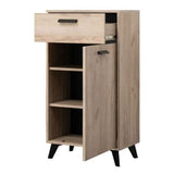 Wooden Sideboard With 1 Door And 1 Drawer - Kent