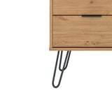 Wooden Sideboard With 1 Door And 3 Drawers - Augusta