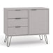 Wooden Sideboard With 1 Door And 3 Drawers - Augusta