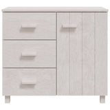 Wooden Sideboard With 1 Door And 3 Drawers - Hamar