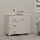 Wooden Sideboard With 1 Door And 3 Drawers - Hamar