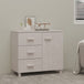 Wooden Sideboard With 1 Door And 3 Drawers - Hamar