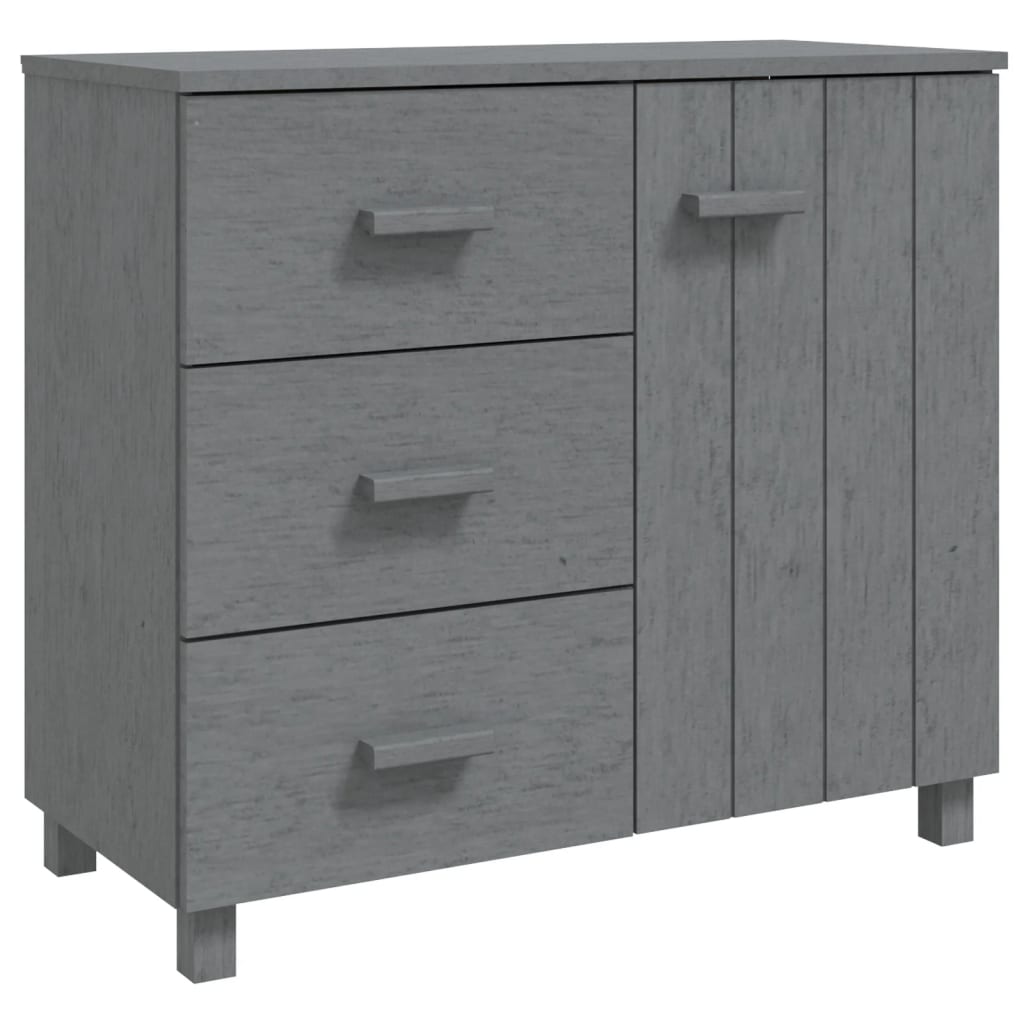 Wooden Sideboard With 1 Door And 3 Drawers - Hamar
