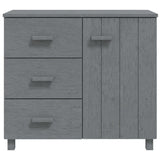 Wooden Sideboard With 1 Door And 3 Drawers - Hamar