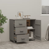 Wooden Sideboard With 1 Door And 3 Drawers - Hamar