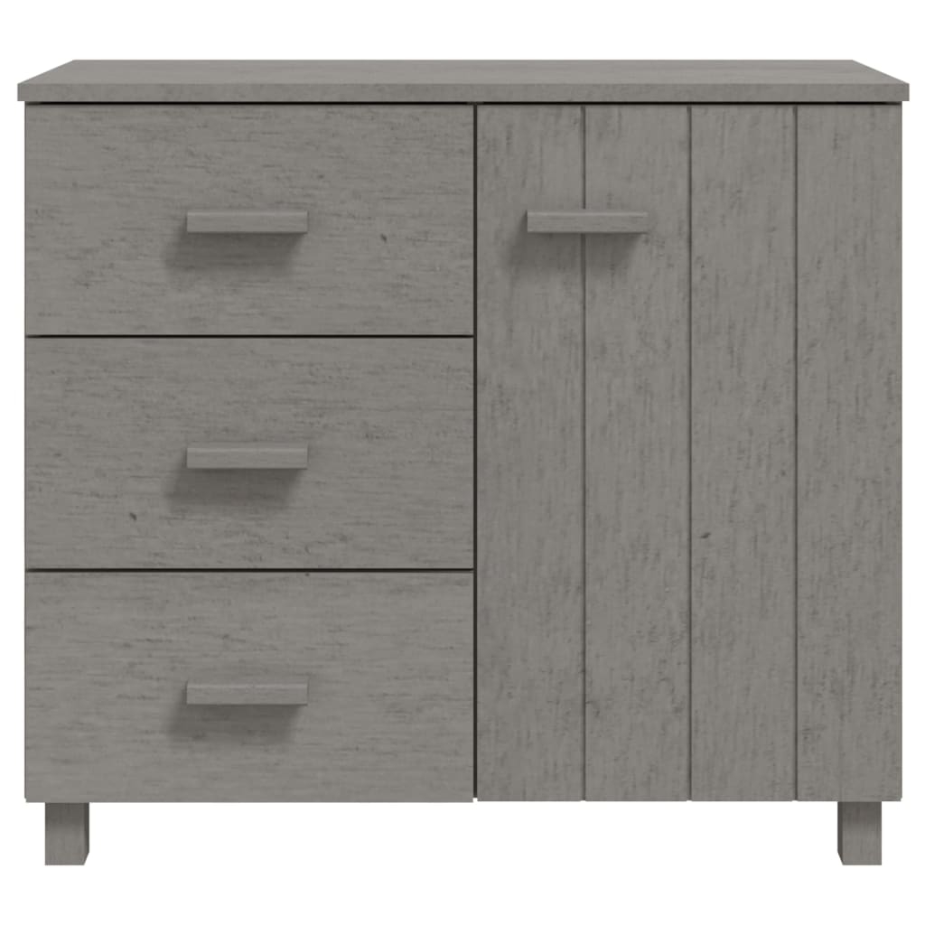 Wooden Sideboard With 1 Door And 3 Drawers - Hamar