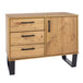 Wooden Sideboard With 1 Door And 3 Drawers - Texas
