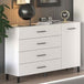 Wooden Sideboard 115.5cm Wide With 1 Door And 4 Drawers - Roanoke