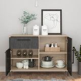 Wooden Sideboard With 2 Doors And 1 Drawer - Harvard
