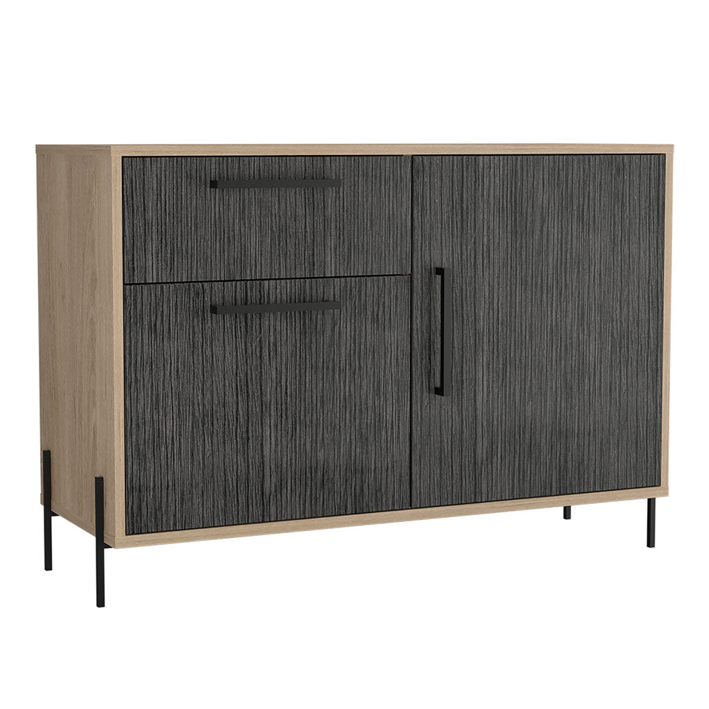 Wooden Sideboard With 2 Doors And 1 Drawer - Harvard