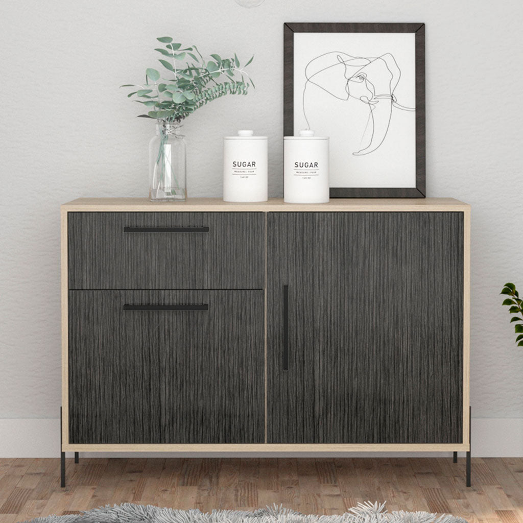 Wooden Sideboard With 2 Doors And 1 Drawer - Harvard