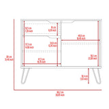 Wooden Sideboard With 2 Doors And 1 Drawer - Manhattan