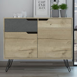 Wooden Sideboard With 2 Doors And 1 Drawer - Manhattan