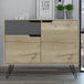 Wooden Sideboard With 2 Doors And 1 Drawer - Manhattan