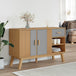 Wooden Sideboard With 2 Doors And 1 Drawer - Olden